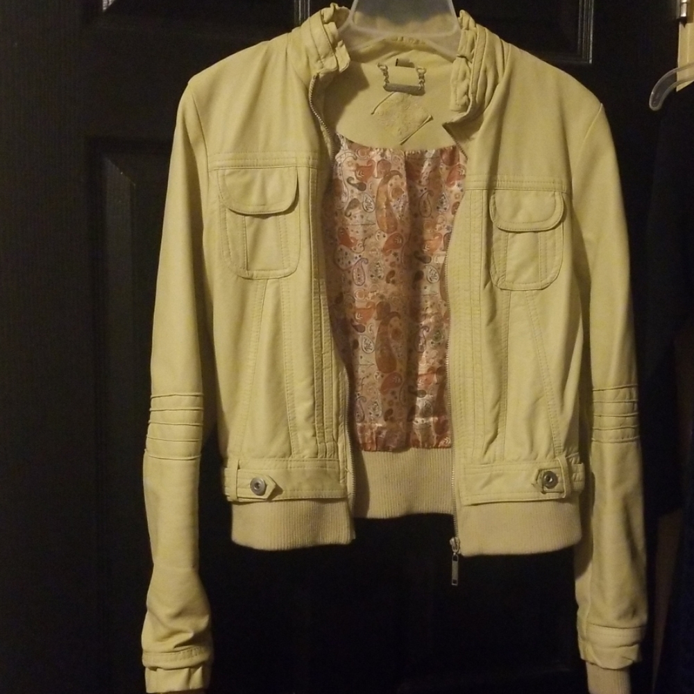 Faux Leather Jacket